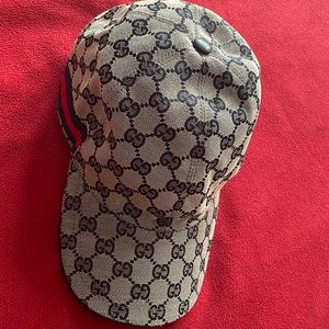 Gucci hat ORIGINAL GG mix of blue and beige